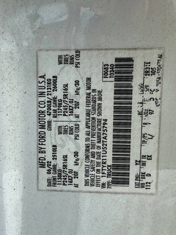 2002 Ford Ranger Edge Plus