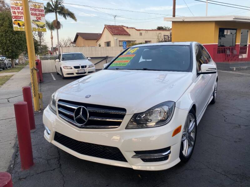2014 Mercedes-Benz C-Class for sale at Crown Auto Inc in South Gate CA