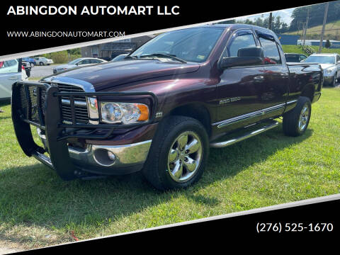 2005 Dodge Ram Pickup 1500 for sale at ABINGDON AUTOMART LLC in Abingdon VA