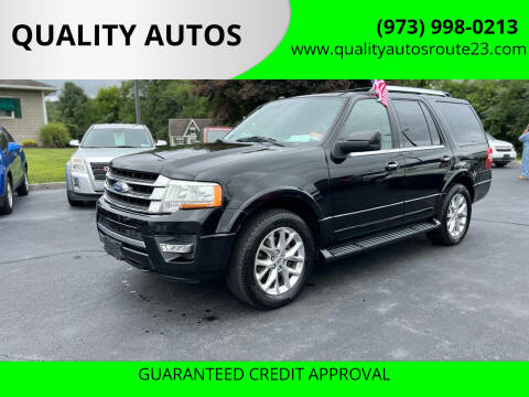 2017 Ford Expedition for sale at QUALITY AUTOS in Hamburg NJ