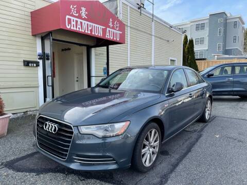 2013 Audi A6 for sale at Champion Auto LLC in Quincy MA