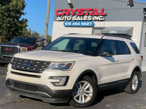 2017 Ford Explorer for sale at Crystal Auto Sales Inc in Nashville TN