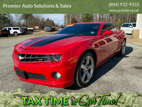 2010 Chevrolet Camaro for sale at Premier Auto Solutions & Sales in Quinton VA