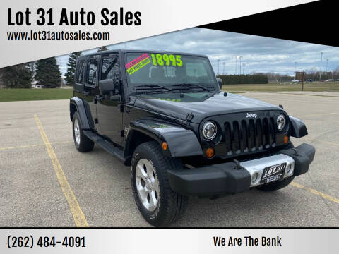 Jeep Wrangler Unlimited For Sale in Kenosha, WI - Lot 31 Auto Sales