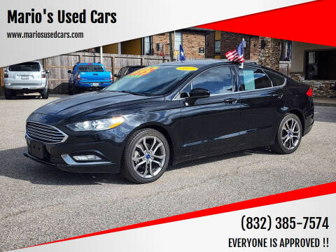 2017 Ford Fusion for sale at Mario's Used Cars - South Houston Location in South Houston TX