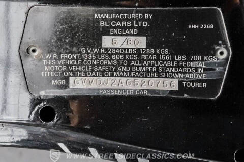 1980 MG MGB