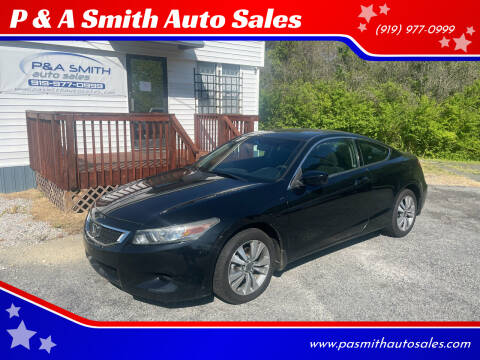 2009 Honda Accord for sale at P & A Smith Auto Sales in Garner NC