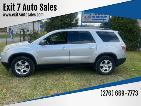 2011 GMC Acadia for sale at Exit 7 Auto Sales in Bristol VA