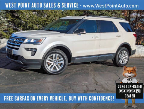 2018 Ford Explorer for sale at West Point Auto Sales & Service in Mattawan MI