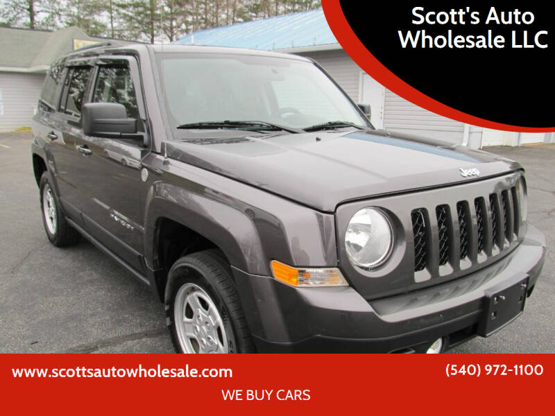 2015 Jeep Patriot for sale at Scott's Auto Wholesale LLC in Locust Grove VA