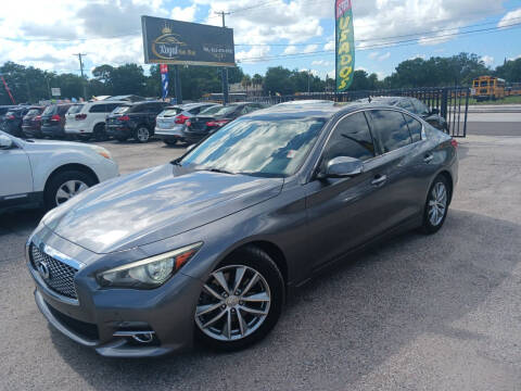 2014 Infiniti Q50 for sale at ROYAL AUTO MART in Tampa FL