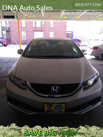 2013 Honda Civic for sale at DNA Auto Sales in Rockford IL