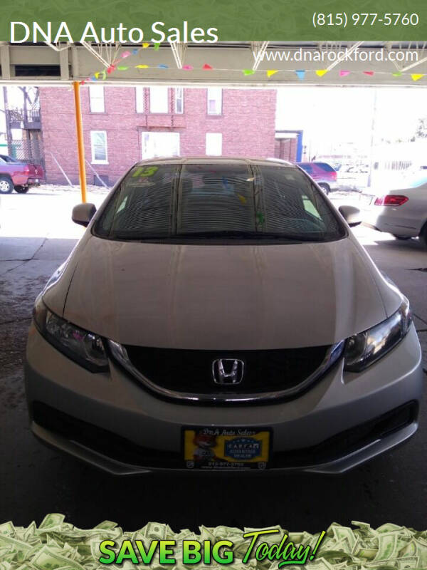 2013 Honda Civic for sale at DNA Auto Sales in Rockford IL