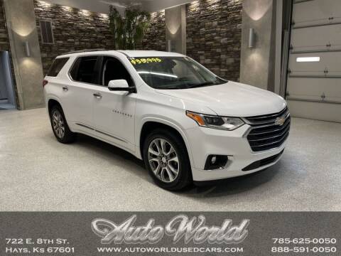 2019 Chevrolet Traverse for sale at Auto World Used Cars in Hays KS