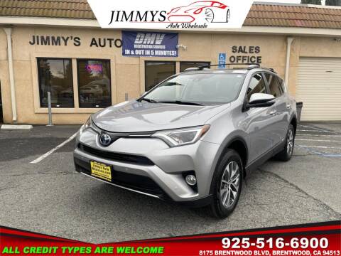 2018 Toyota RAV4 Hybrid for sale at JIMMY'S AUTO WHOLESALE in Brentwood CA