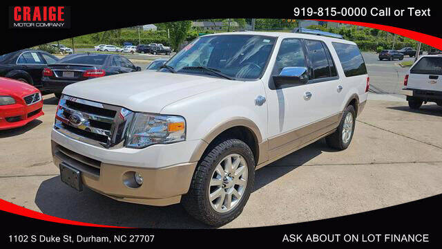2014 Ford Expedition EL for sale at CRAIGE MOTOR CO in Durham NC