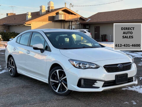 2021 Subaru Impreza for sale at DIRECT AUTO SALES in Loretto MN