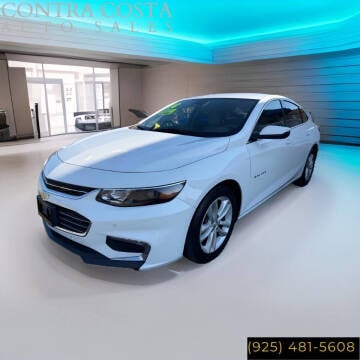 2018 Chevrolet Malibu for sale at Contra Costa Auto Sales in Oakley CA