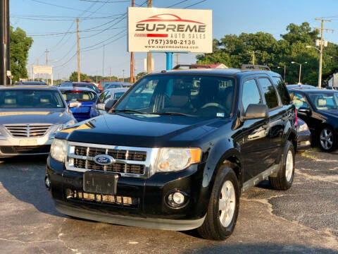 2011 Ford Escape for sale at Supreme Auto Sales in Chesapeake VA