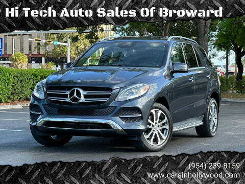2016 Mercedes-Benz GLE for sale at Hi Tech Auto Sales Of Broward in Hollywood FL