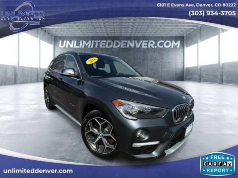 2016 BMW X1 for sale at Unlimited Auto Sales in Denver CO