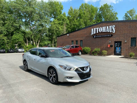 2018 Nissan Maxima for sale at Autohaus of Greensboro in Greensboro NC