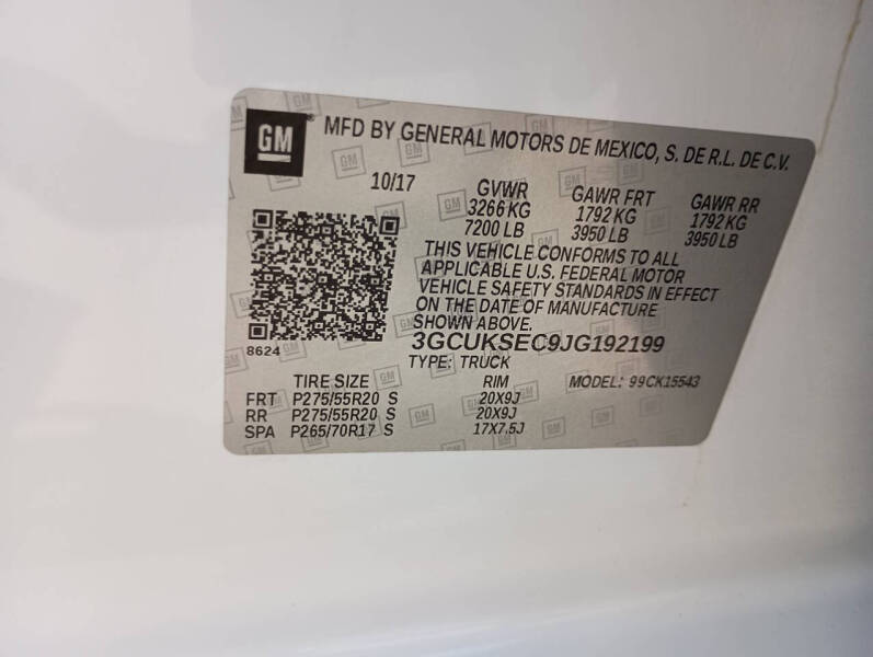 2018 Chevrolet Silverado 1500 LTZ