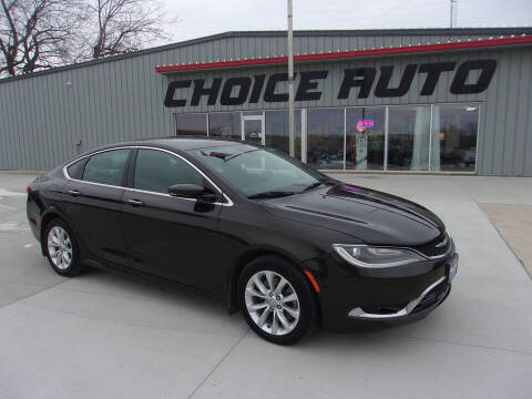 2015 Chrysler 200 for sale at Choice Auto in Carroll IA