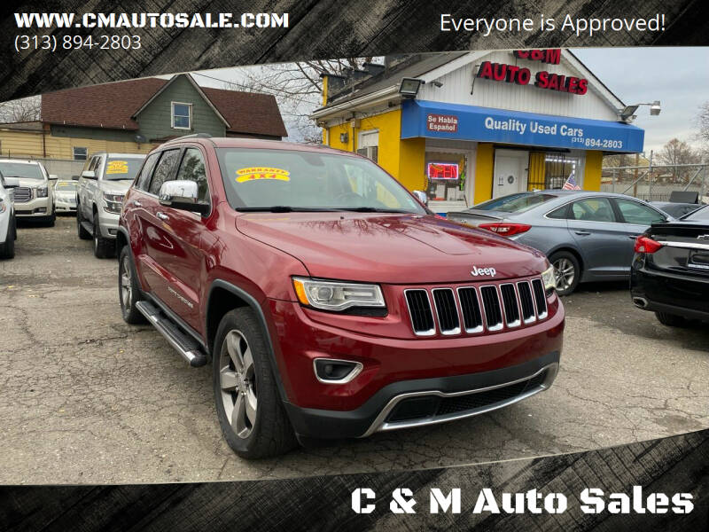 2014 Jeep Grand Cherokee for sale at C & M Auto Sales in Detroit MI