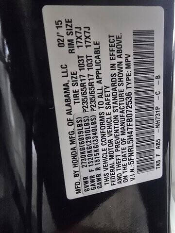 2015 Honda Odyssey EX