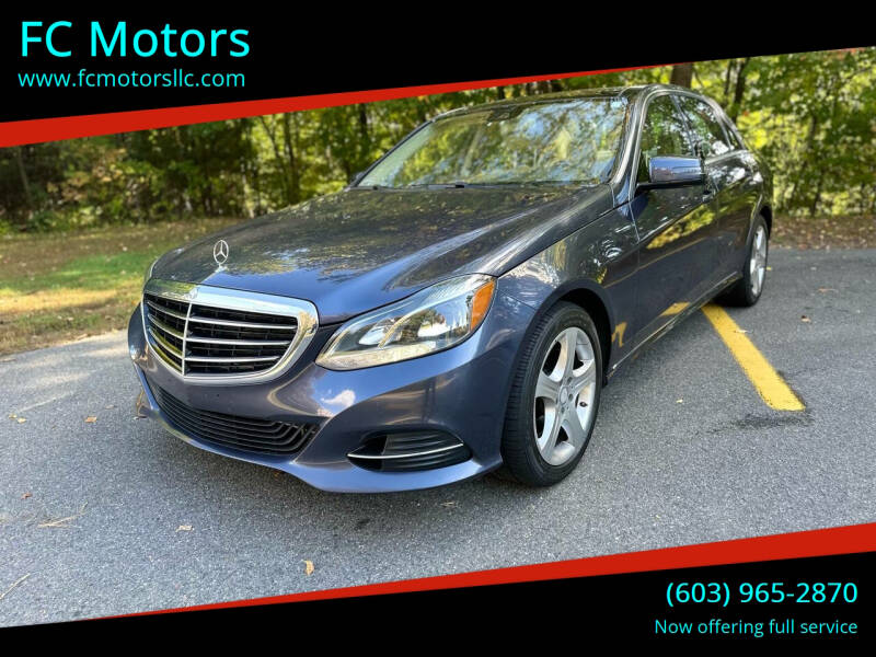 2016 Mercedes-Benz E-Class for sale at FC Motors in Manchester NH