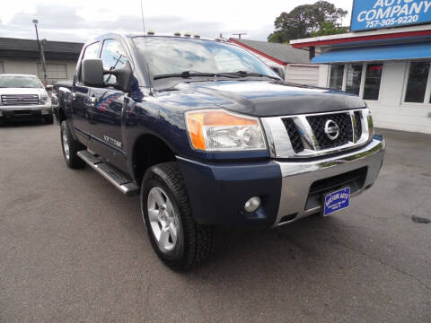 2012 Nissan Titan for sale at Surfside Auto Company in Norfolk VA