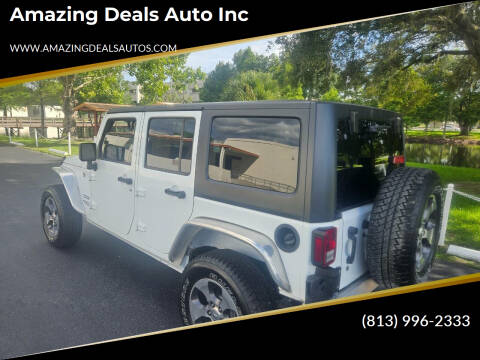 2016 Jeep Wrangler Unlimited for sale at Amazing Deals Auto Inc in Land O Lakes FL