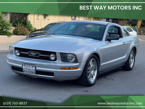 2005 Ford Mustang for sale at BEST WAY MOTORS INC in San Diego CA