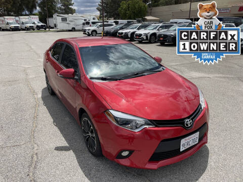 2016 Toyota Corolla for sale at LA MOTEURS LLC in Valencia CA
