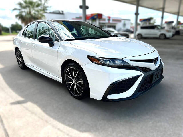 2021 Toyota Camry for sale at BLESSED MOTORS SALES in Houston, TX