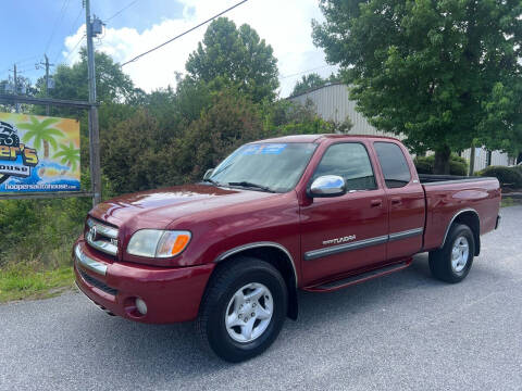 2003 Toyota Tundra for sale at Hooper's Auto House LLC in Wilmington NC