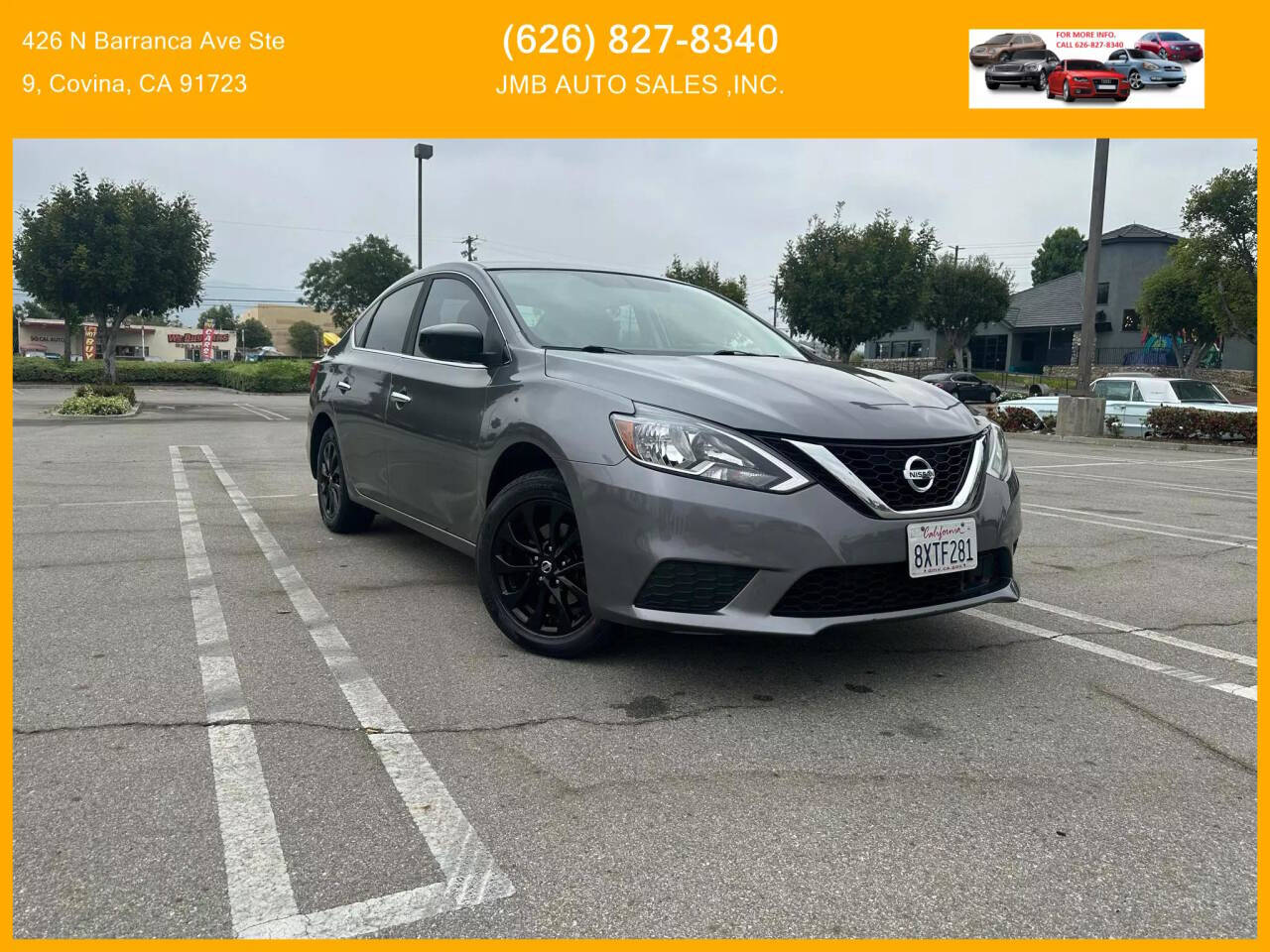 2018 Nissan Sentra for sale at JMB AUTO SALES INC in Covina, CA