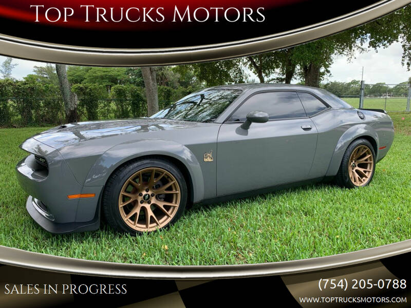 2019 Dodge Challenger for sale at Top Trucks Motors in Pompano Beach FL