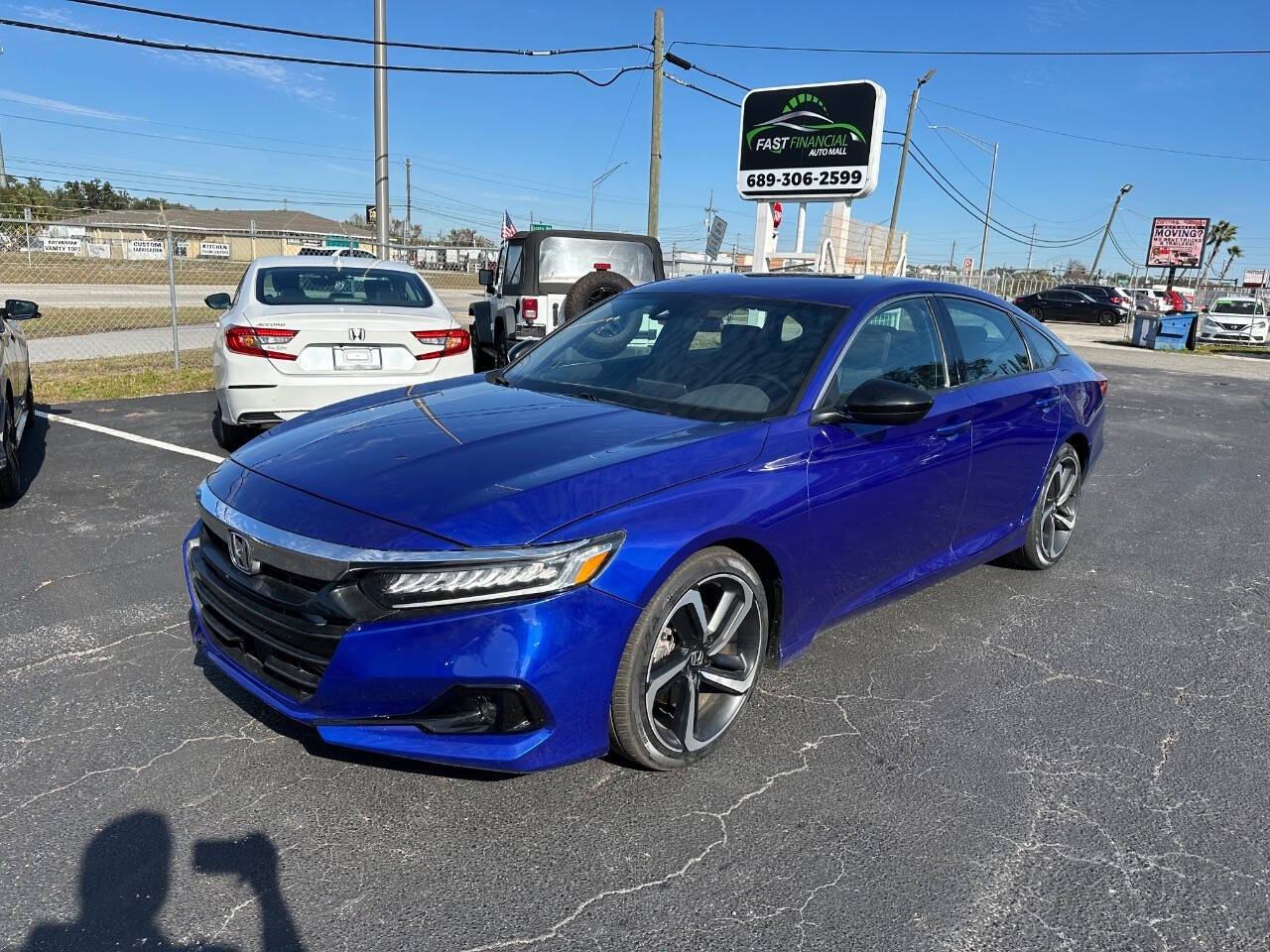 2022 Honda Accord for sale at Fast Financial Auto Mall in Lakeland, FL