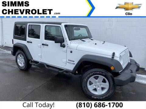 2018 Jeep Wrangler JK Unlimited for sale at Aaron Adams @ Simms Chevrolet in Clio MI