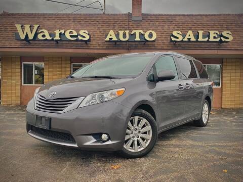 2017 Toyota Sienna for sale at Wares Auto Sales INC in Traverse City MI
