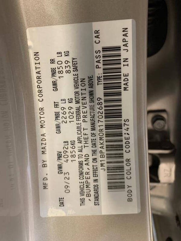 2024 Mazda Mazda3 Hatchback 2.5 S Select Sport