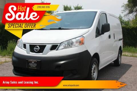 2017 Nissan NV200 for sale at Ariay Sales and Leasing Inc. - Pre Owned Storage Lot in Denver CO