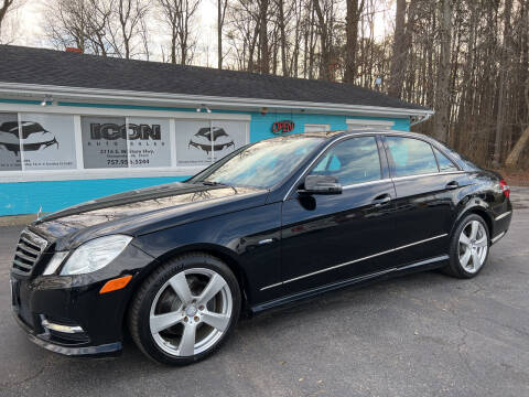 2012 Mercedes-Benz E-Class for sale at ICON AUTO SALES in Chesapeake VA