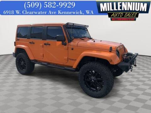 2012 Jeep Wrangler Unlimited for sale at Millennium Auto Sales in Kennewick WA