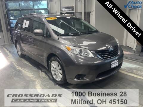 2014 Toyota Sienna for sale at Crossroads Car & Truck in Milford OH