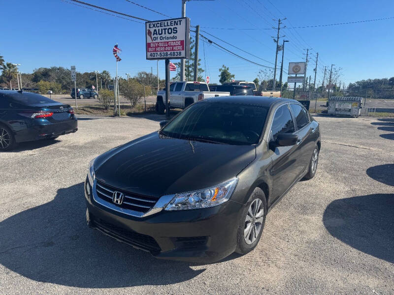 2014 Honda Accord for sale at Excellent Autos of Orlando in Orlando FL
