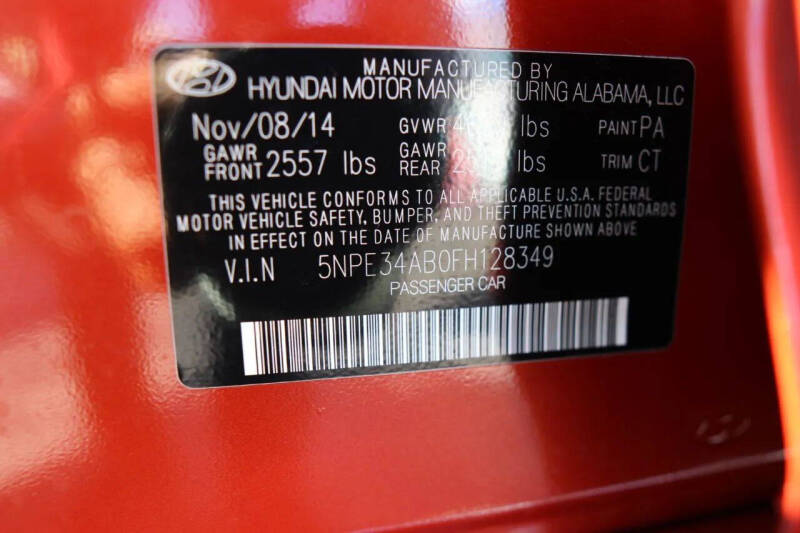 2015 Hyundai Sonata Limited 2.0T