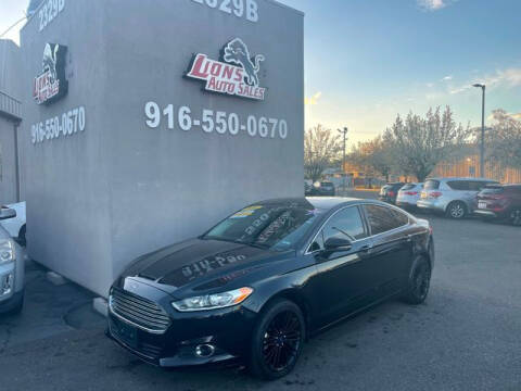 2016 Ford Fusion for sale at LIONS AUTO SALES in Sacramento CA